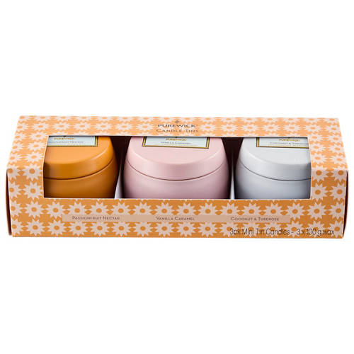 Mini Tin Candles 3 Pack